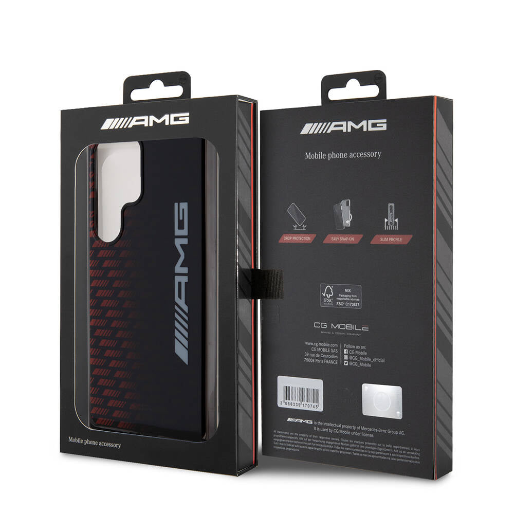 AMG Galaxy S24 Ultra Orjinal Lisanslı Çift Katmanlı Büyük Logolu Dörtgen Şerit Desenli Kılıf AMG Galaxy S24 Ultra Orjinal Lisanslı Çift Katmanlı Büyük Logolu Dörtgen Şerit Desenli Kılıf